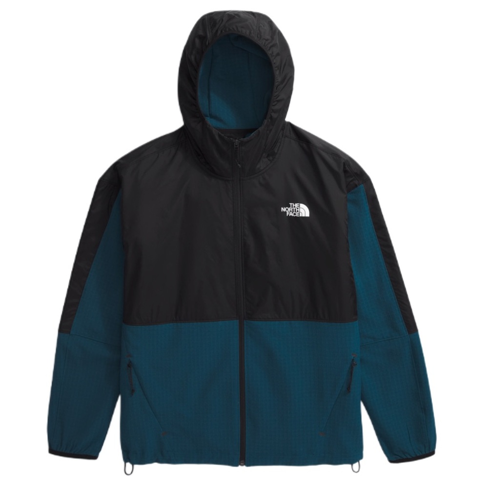 The North Face Men's Tekware™ Grid Hybrid Full-Zip Jacket in Midnight Petrol